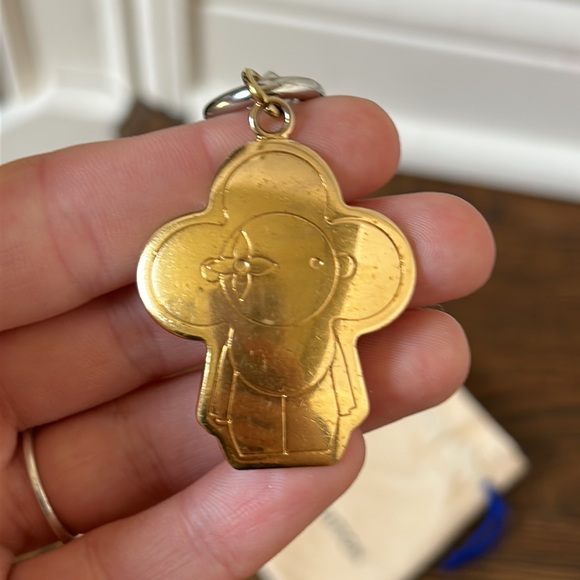 Louis Vuitton Vivienne BFF Best Friend double Keychain Bag Charm - Picture 2 of 8